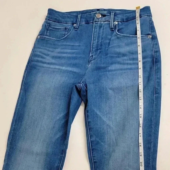 Good American Good Waist Step Hem Skinny Jeans Size 15 GWSH367T - Picture 4 of 14